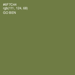 #6F7C44 - Go Ben Color Image