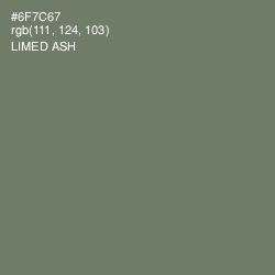 #6F7C67 - Limed Ash Color Image