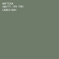 #6F7C6A - Limed Ash Color Image