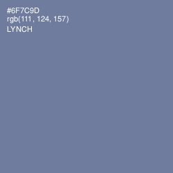 #6F7C9D - Lynch Color Image