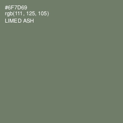 #6F7D69 - Limed Ash Color Image