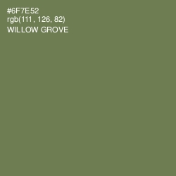 #6F7E52 - Willow Grove Color Image