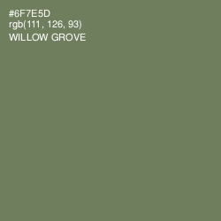 #6F7E5D - Willow Grove Color Image