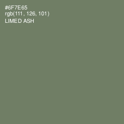 #6F7E65 - Limed Ash Color Image