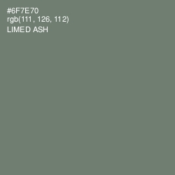 #6F7E70 - Limed Ash Color Image