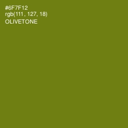 #6F7F12 - Olivetone Color Image