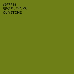 #6F7F18 - Olivetone Color Image