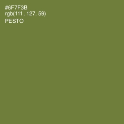 #6F7F3B - Pesto Color Image