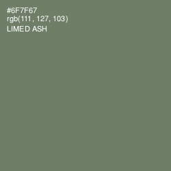 #6F7F67 - Limed Ash Color Image