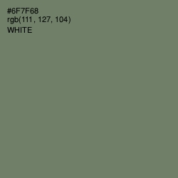 #6F7F68 - Limed Ash Color Image