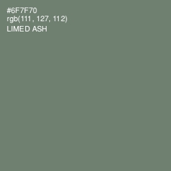 #6F7F70 - Limed Ash Color Image