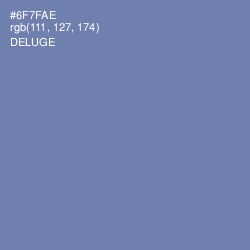 #6F7FAE - Deluge Color Image