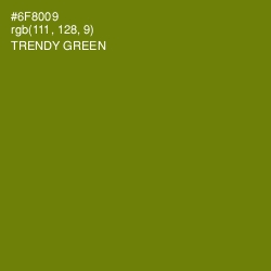 #6F8009 - Trendy Green Color Image