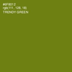 #6F8012 - Trendy Green Color Image