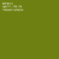 #6F8013 - Trendy Green Color Image