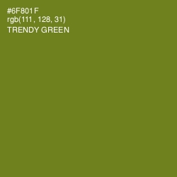 #6F801F - Trendy Green Color Image