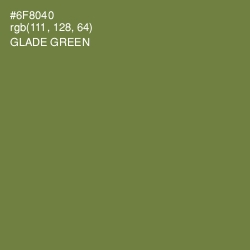 #6F8040 - Glade Green Color Image
