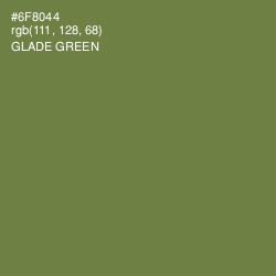 #6F8044 - Glade Green Color Image