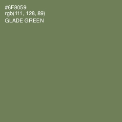 #6F8059 - Glade Green Color Image