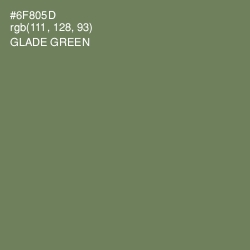 #6F805D - Glade Green Color Image