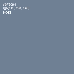 #6F8094 - Hoki Color Image