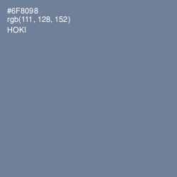 #6F8098 - Hoki Color Image