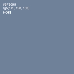 #6F8099 - Hoki Color Image