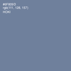 #6F809D - Hoki Color Image