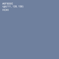 #6F809E - Hoki Color Image