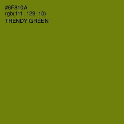 #6F810A - Trendy Green Color Image