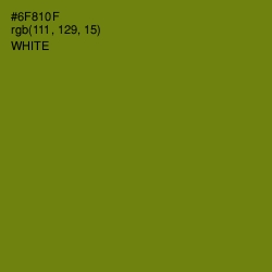 #6F810F - Trendy Green Color Image