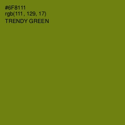 #6F8111 - Trendy Green Color Image