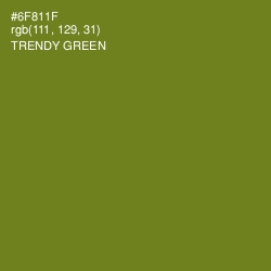 #6F811F - Trendy Green Color Image