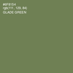 #6F8154 - Glade Green Color Image