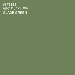 #6F8158 - Glade Green Color Image