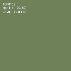 #6F8159 - Glade Green Color Image