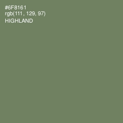 #6F8161 - Highland Color Image