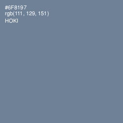 #6F8197 - Hoki Color Image