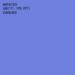 #6F81DD - Danube Color Image