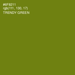 #6F8211 - Trendy Green Color Image