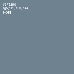 #6F8290 - Hoki Color Image