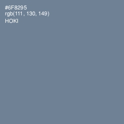 #6F8295 - Hoki Color Image