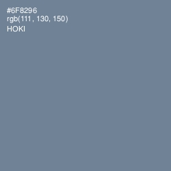 #6F8296 - Hoki Color Image