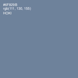 #6F829B - Hoki Color Image