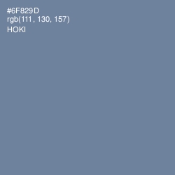 #6F829D - Hoki Color Image