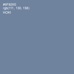 #6F829E - Hoki Color Image