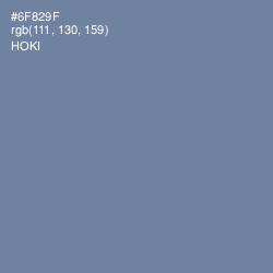 #6F829F - Hoki Color Image