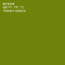 #6F830B - Trendy Green Color Image