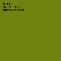 #6F8311 - Trendy Green Color Image