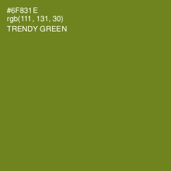 #6F831E - Trendy Green Color Image